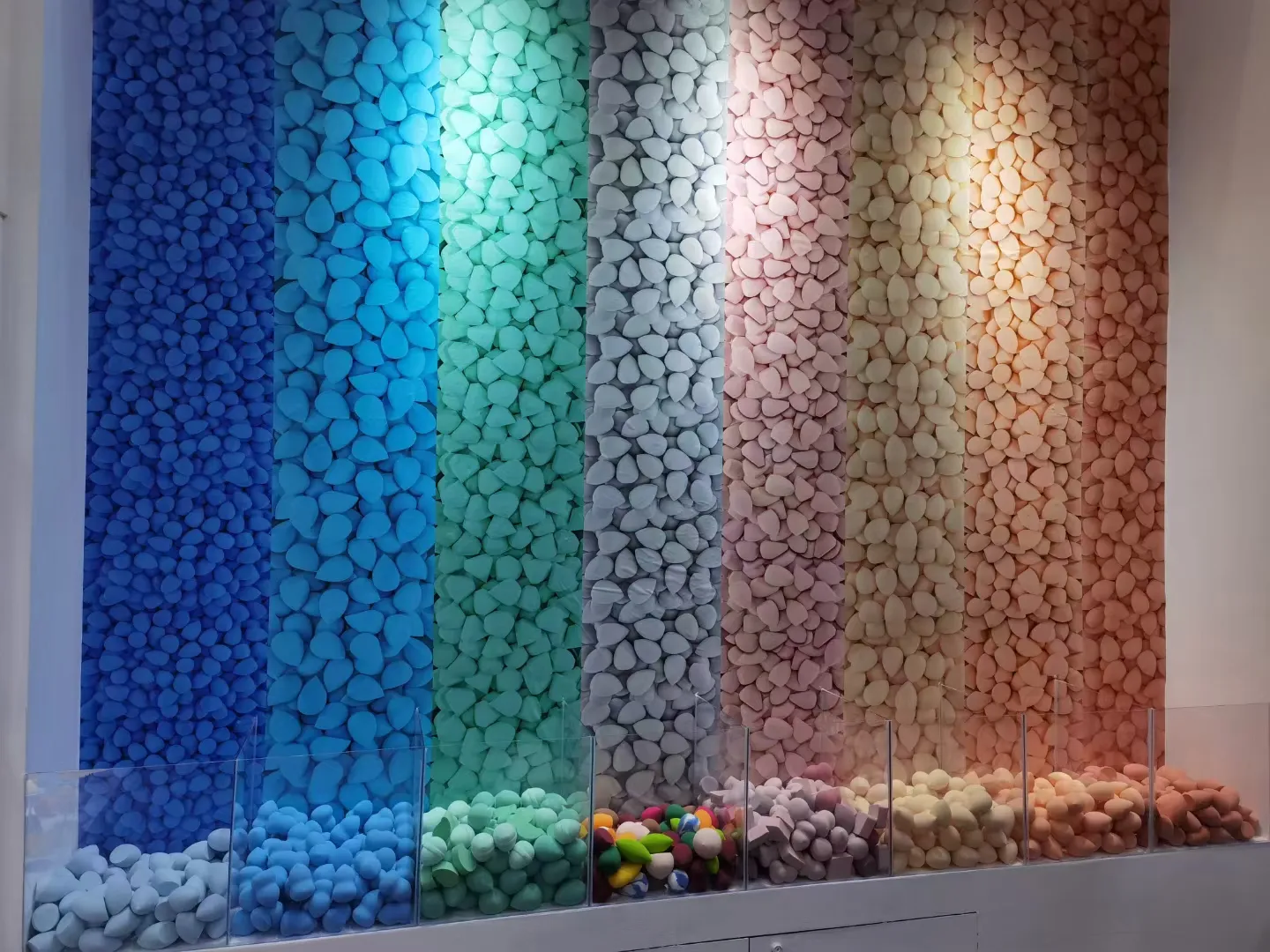 sponge in the exhibition