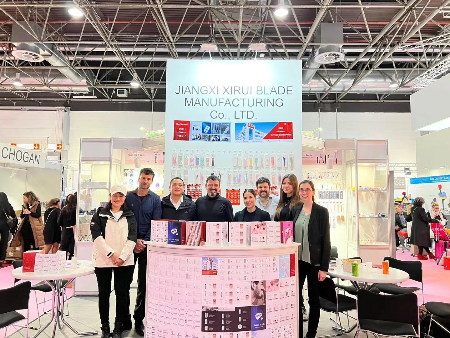 our representative and customers in the fair 