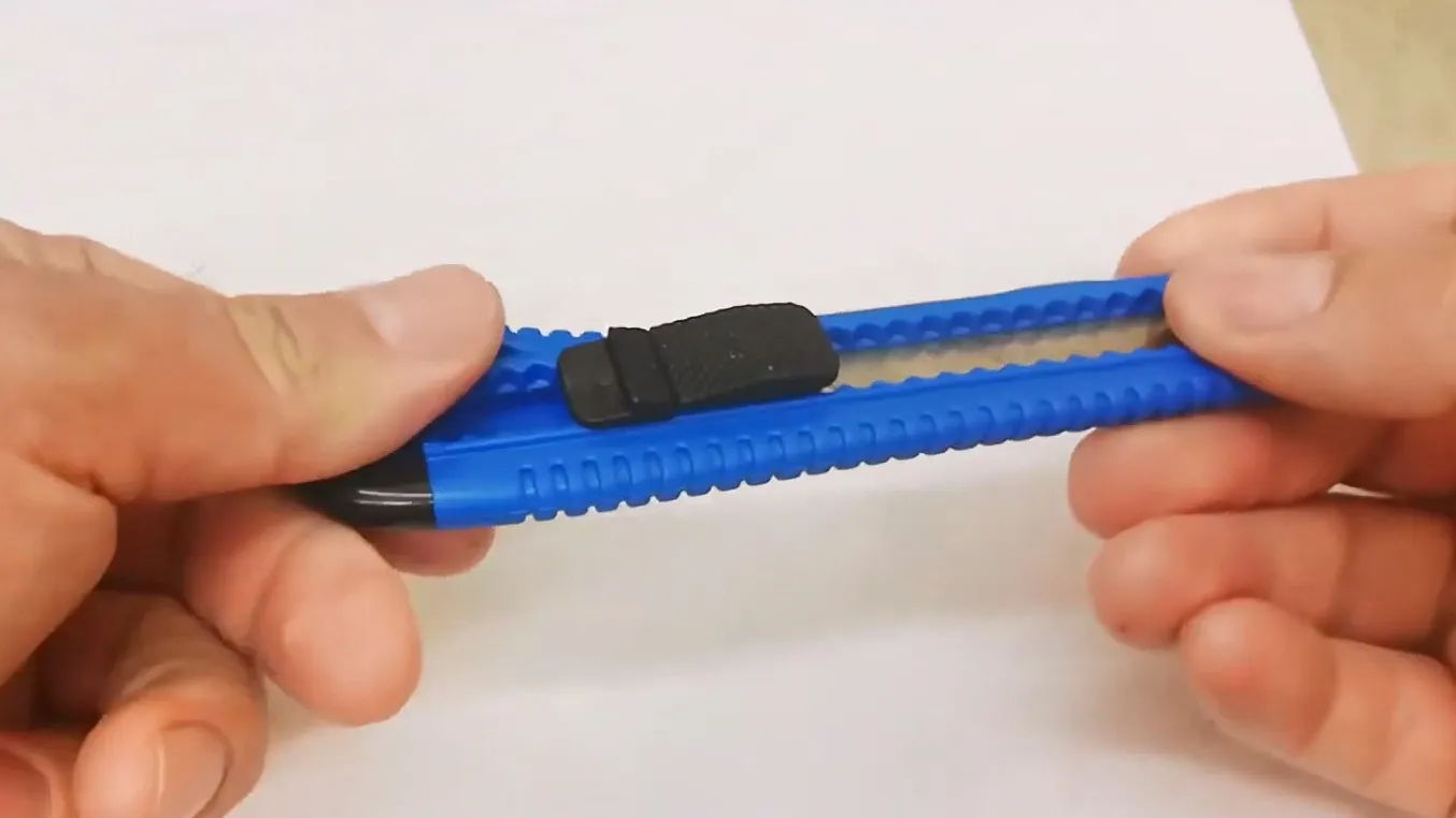 check the utility blade