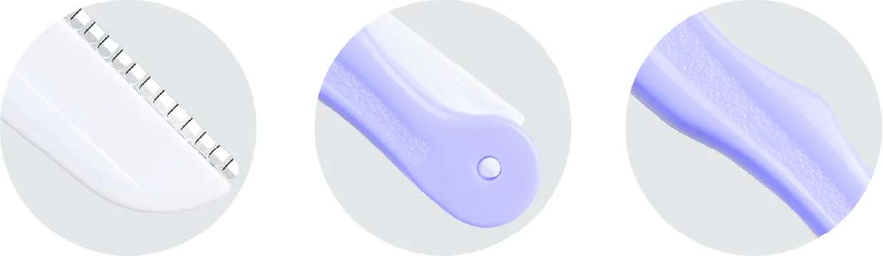 XR #25 retractable eyebrow trimmer detail view