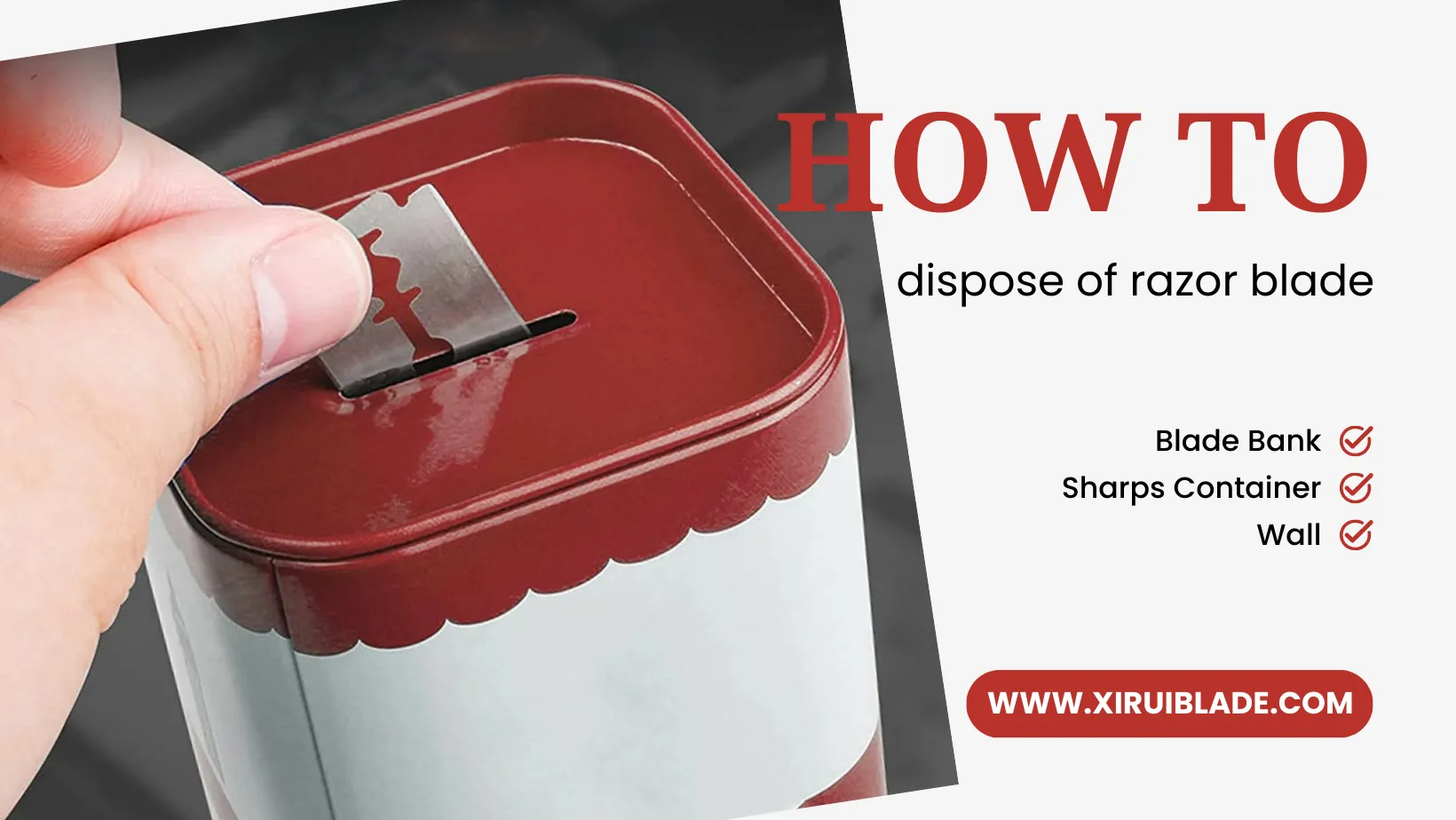 How to Dispose of Razor Blade
