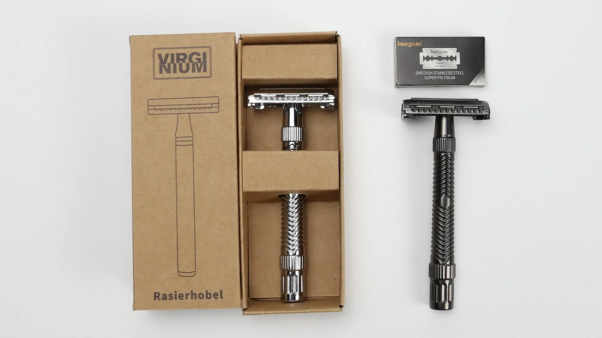 safety razor displaying